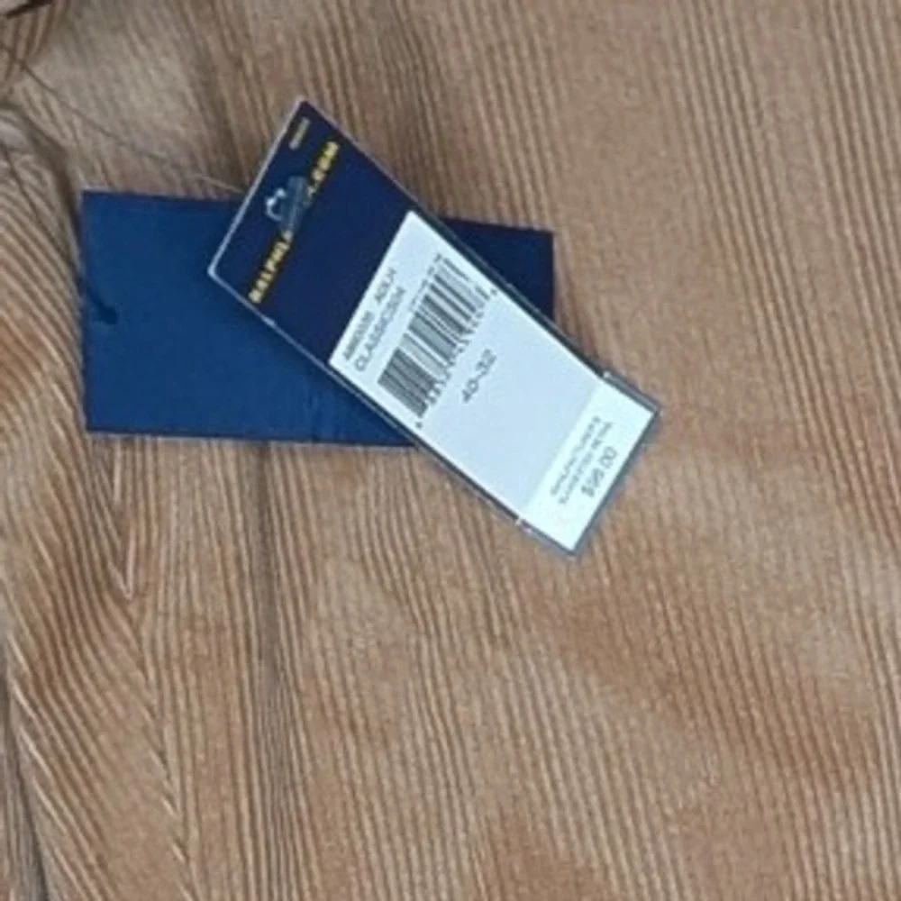 Polo Ralph Lauren Classic Fit Corduroy Pants Mens 40x32 Tan New‎
